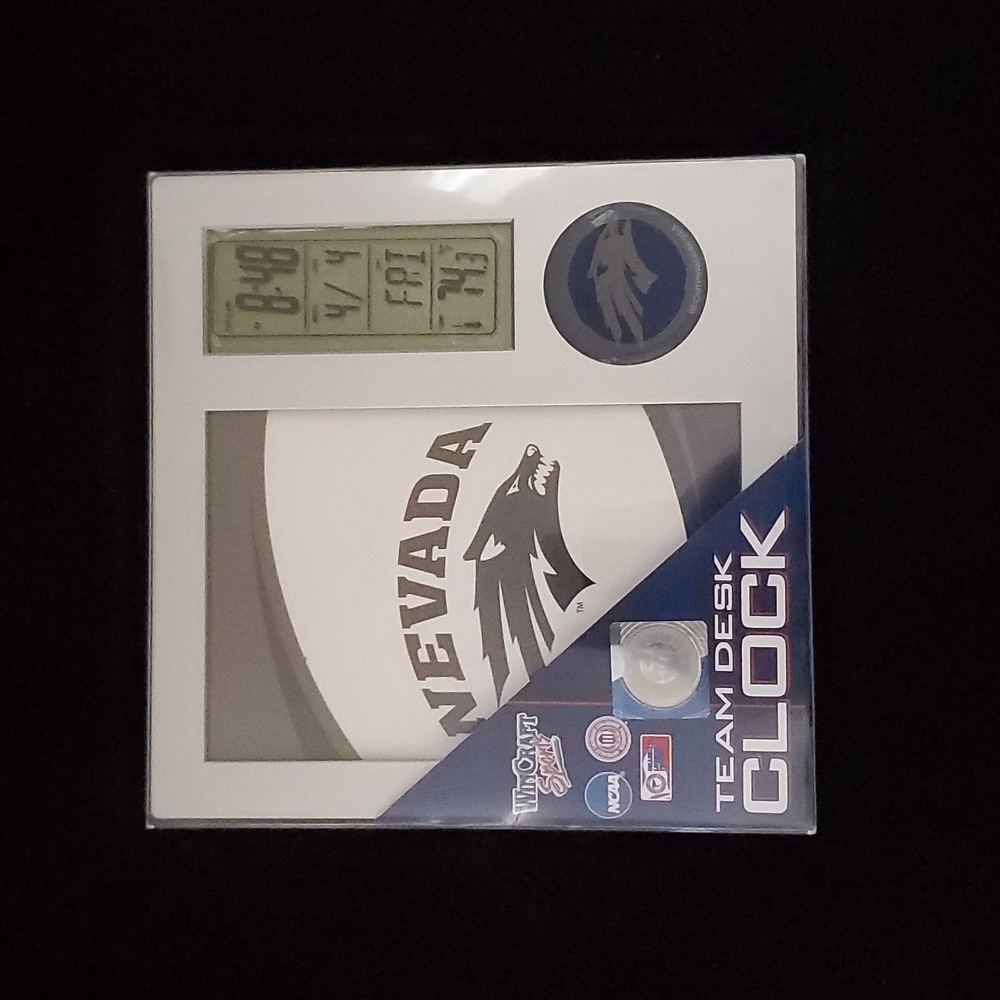 Wincraft Nevada Wolfpack Desk Clock